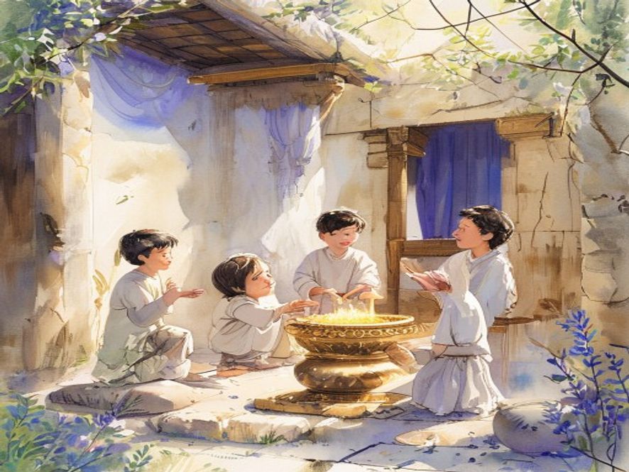 摩西教导以利亚撒和以他玛继续供职